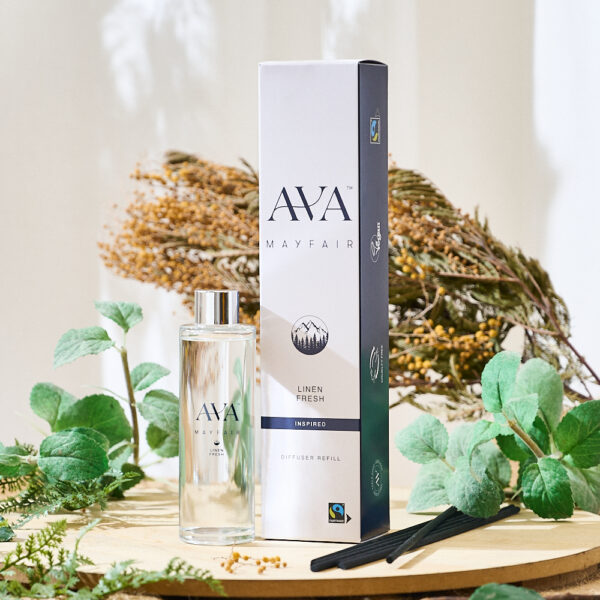 Ava Mayfair Linen Fresh Reed Diffuser Refill