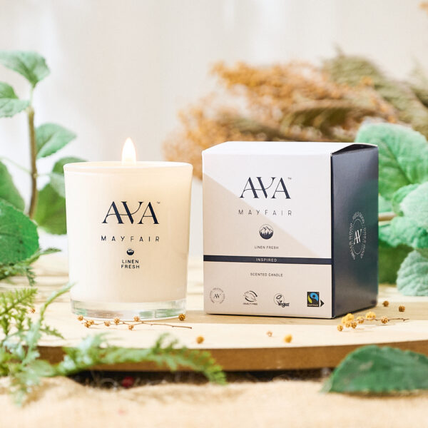 Ava Mayfair Linen Fresh 9cl votive candle