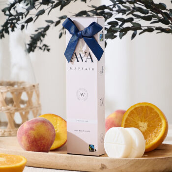 Celebrate Paris 2024 with Ava Mayfair Sun-kissed Peach & Sweet Orange