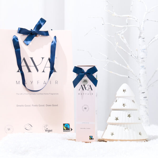 Christmas Tree Burner & Wax Melt Disc Box Bundle