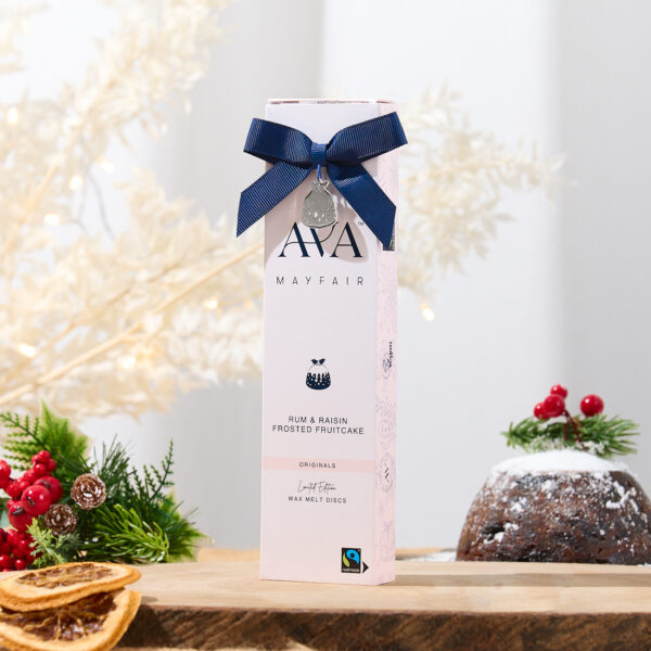 Rum & Raisin Frosted Fruit Cake Wax Melt Disc Box