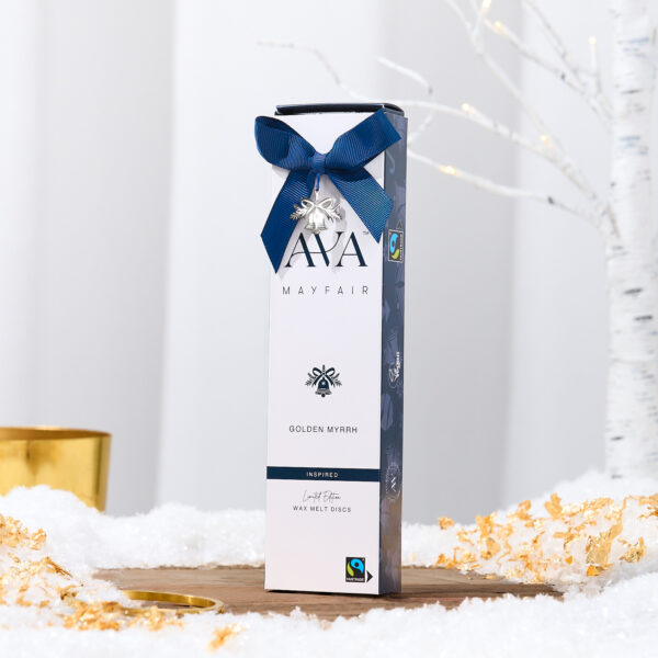 Golden Myrrh Wax Melt Disc Box